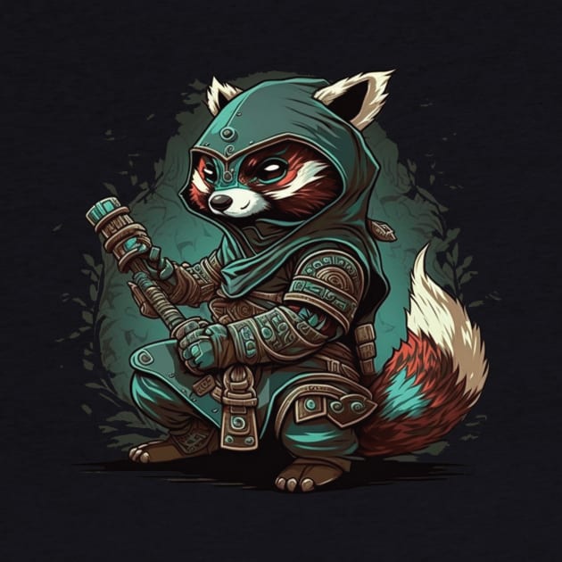 racoon fantasy by Trontee